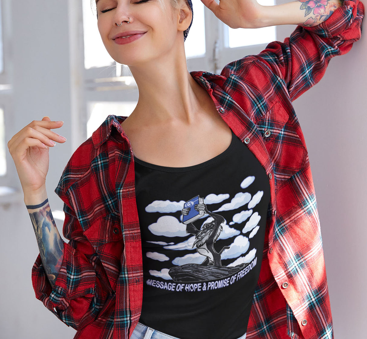 Rafiki The Messenger NA Racerback Tank