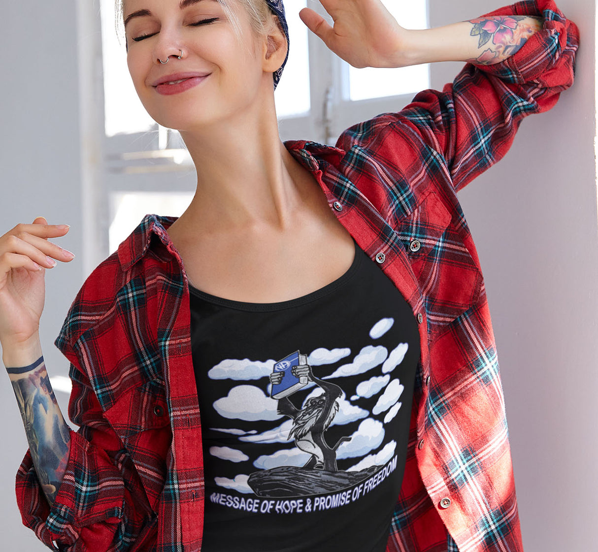 Rafiki The Messenger NA Racerback Tank