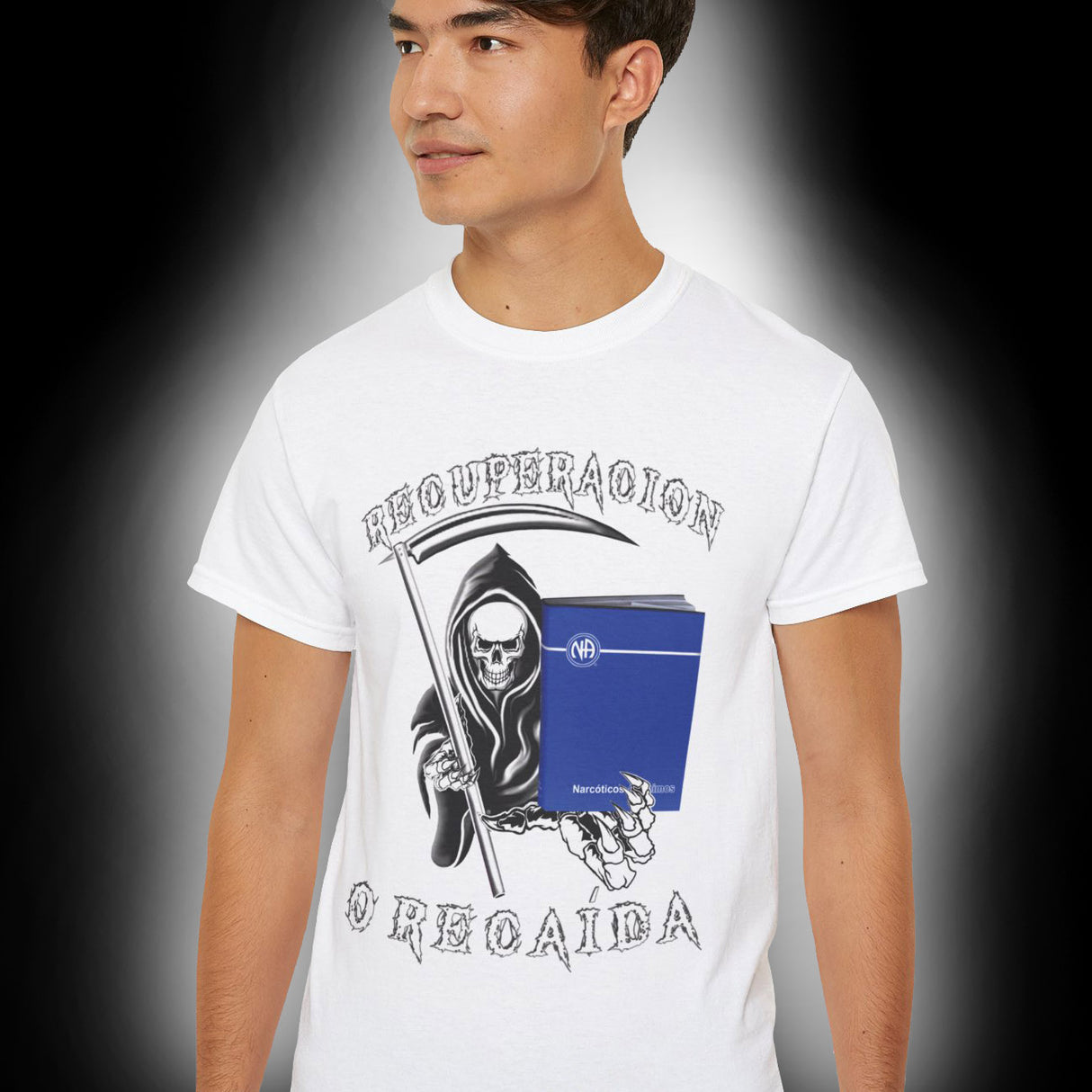 Spanish - Recover Or Relapse Reaper Tee