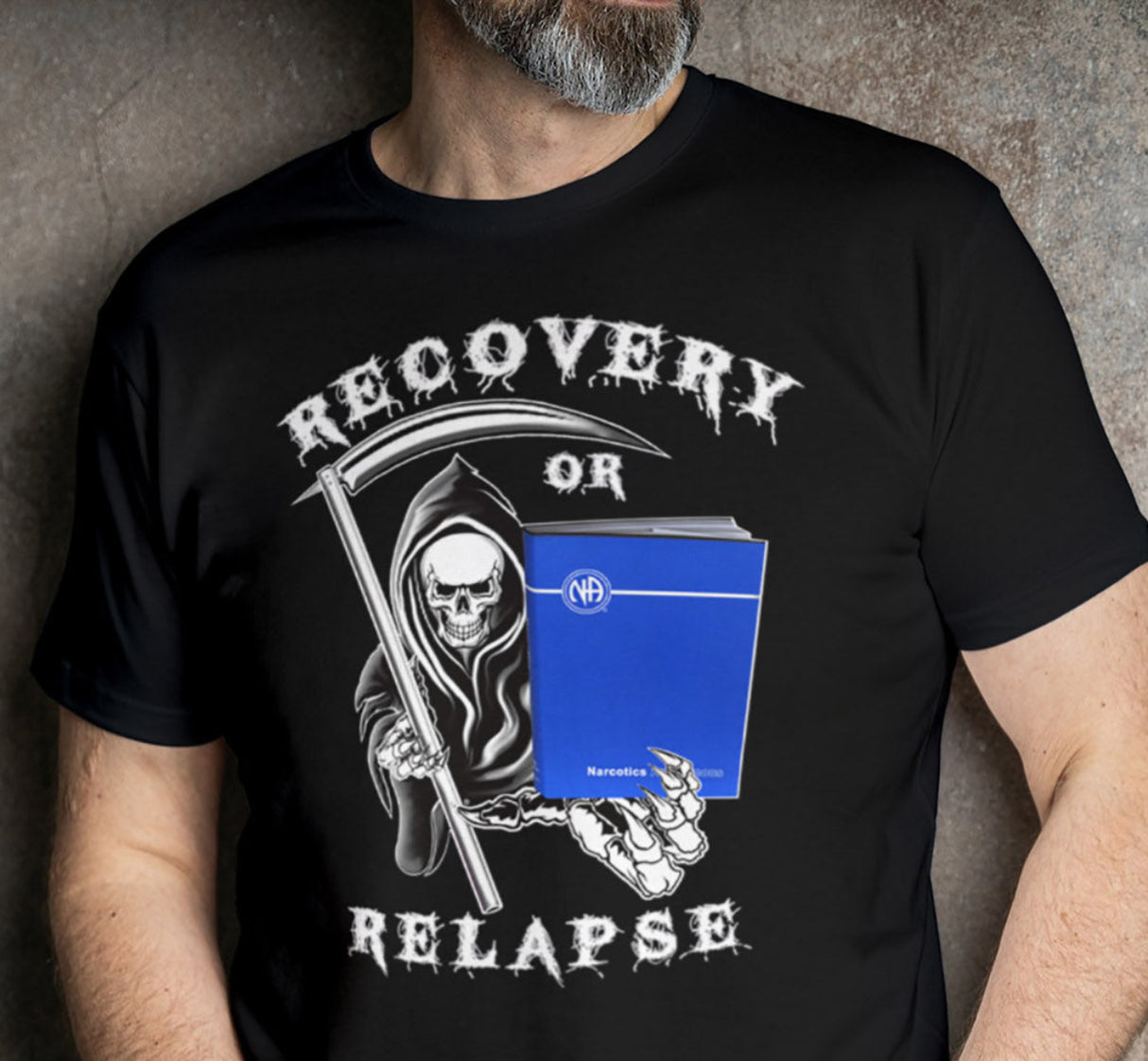 Recovery Or Relapse Reaper dtg Tee