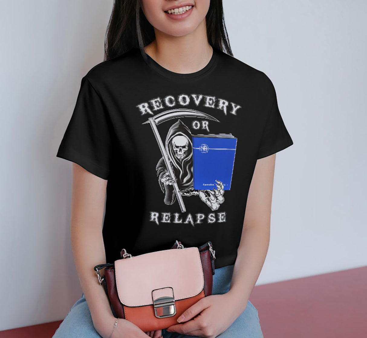 ldTs- Recovery Or Relapse Reaper Women's Tee
