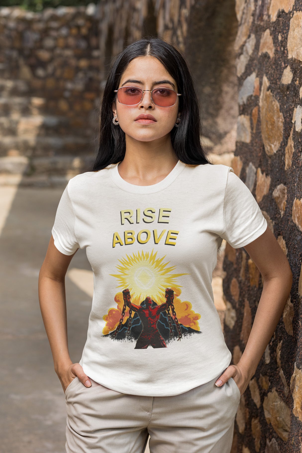 Rise Above V.2 Women's DTG Tee