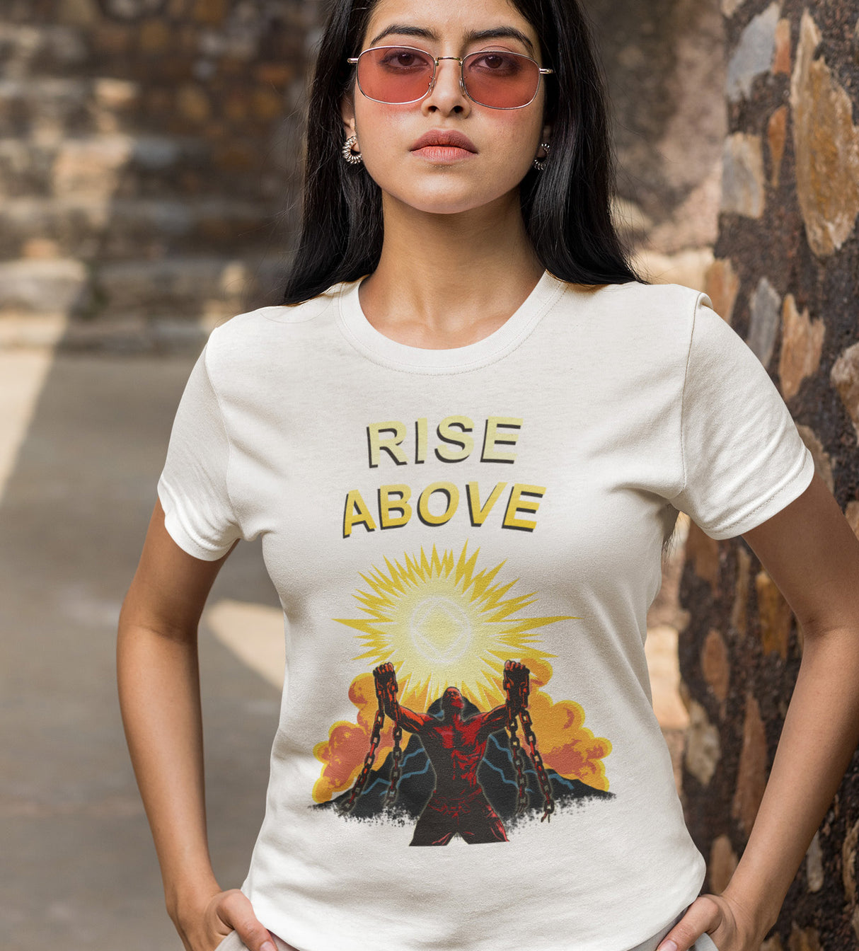 Rise Above V.2 Women's DTG Tee