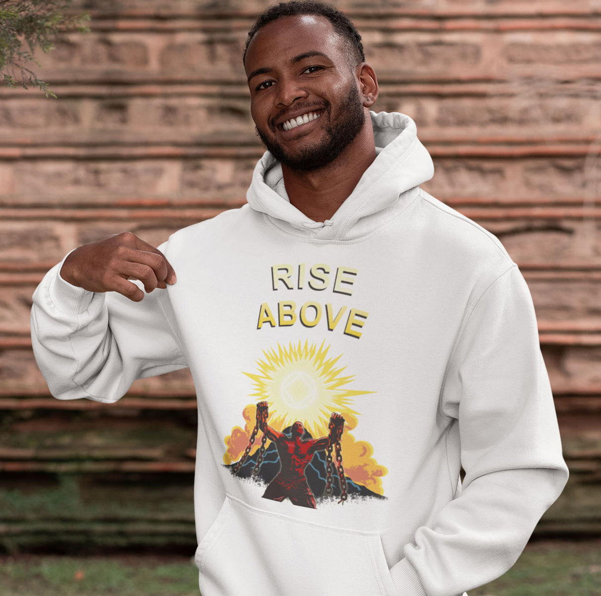 Rise Above V.2 dtg Hoodie