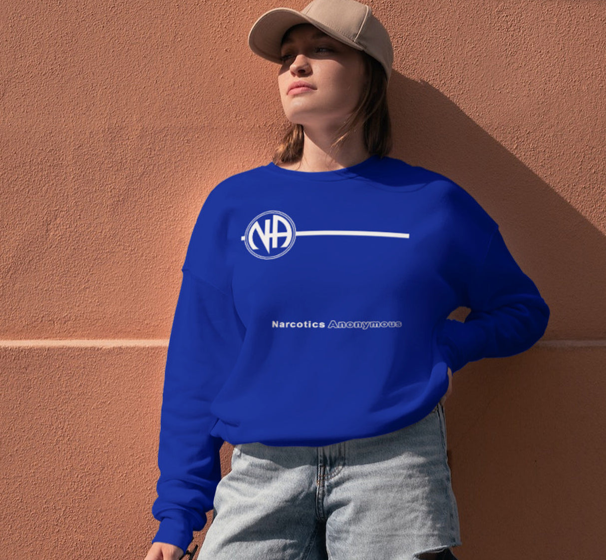 NA Basic Text Sweatshirt