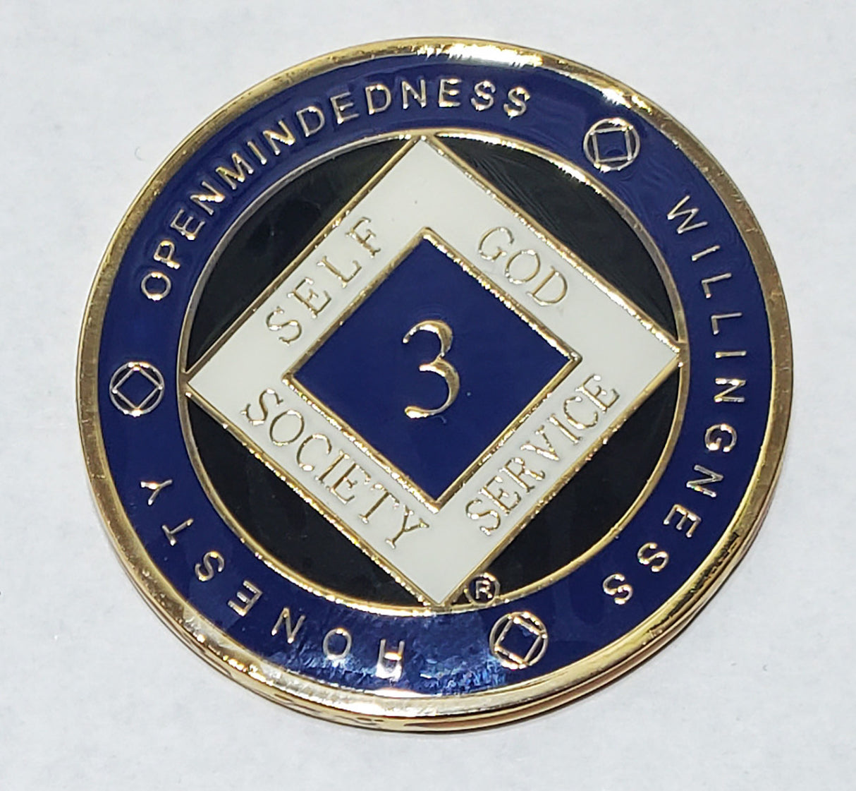 Recovery Medallion - Blue 1-50Yr