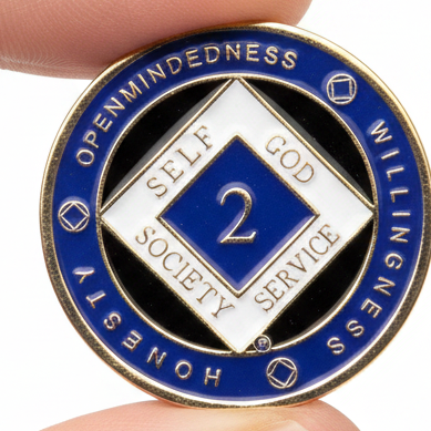Recovery Medallion - Blue 1-50Yr