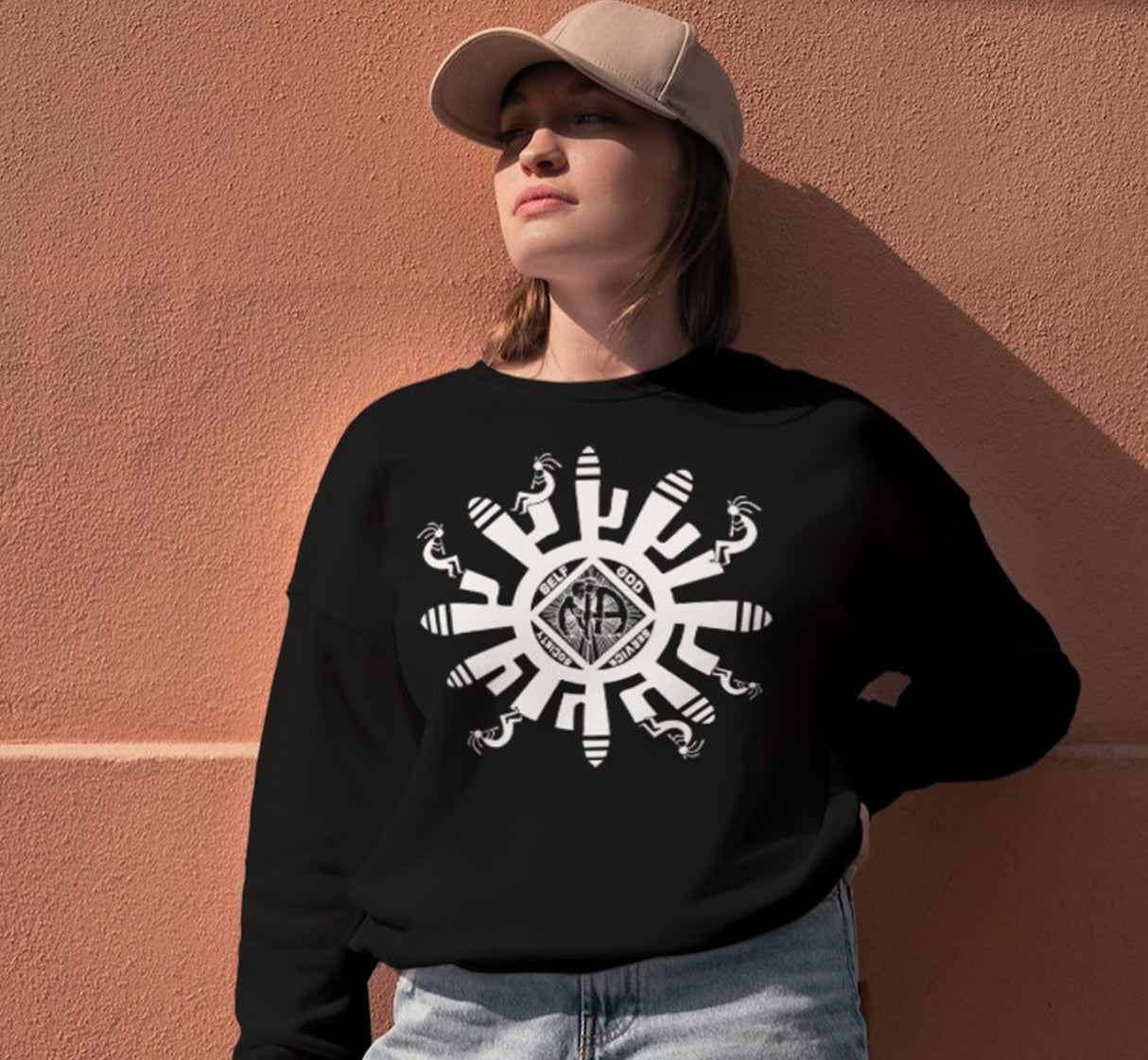 Kokopelli Symbol Sweatshirt