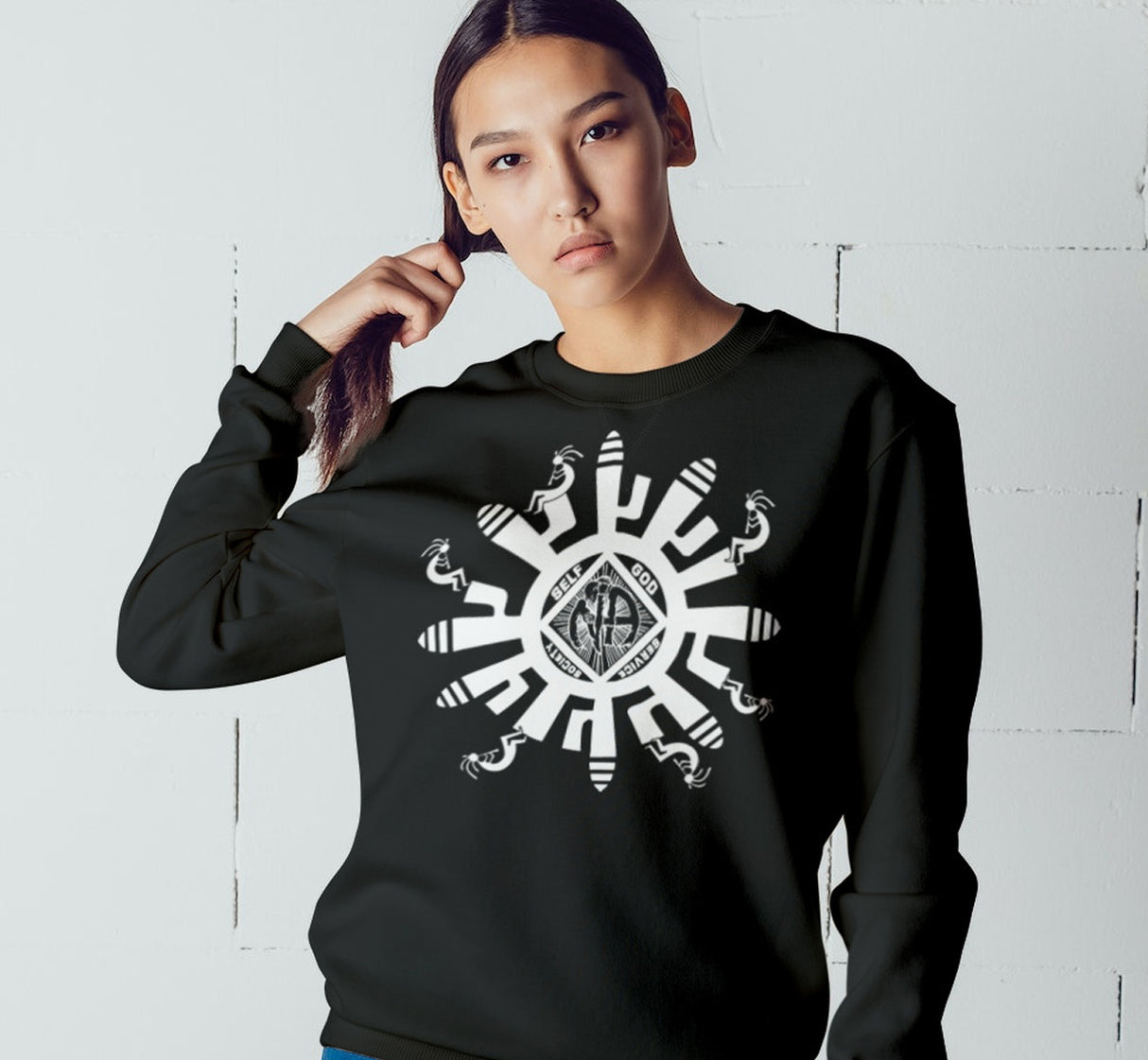 Kokopelli Symbol Sweatshirt