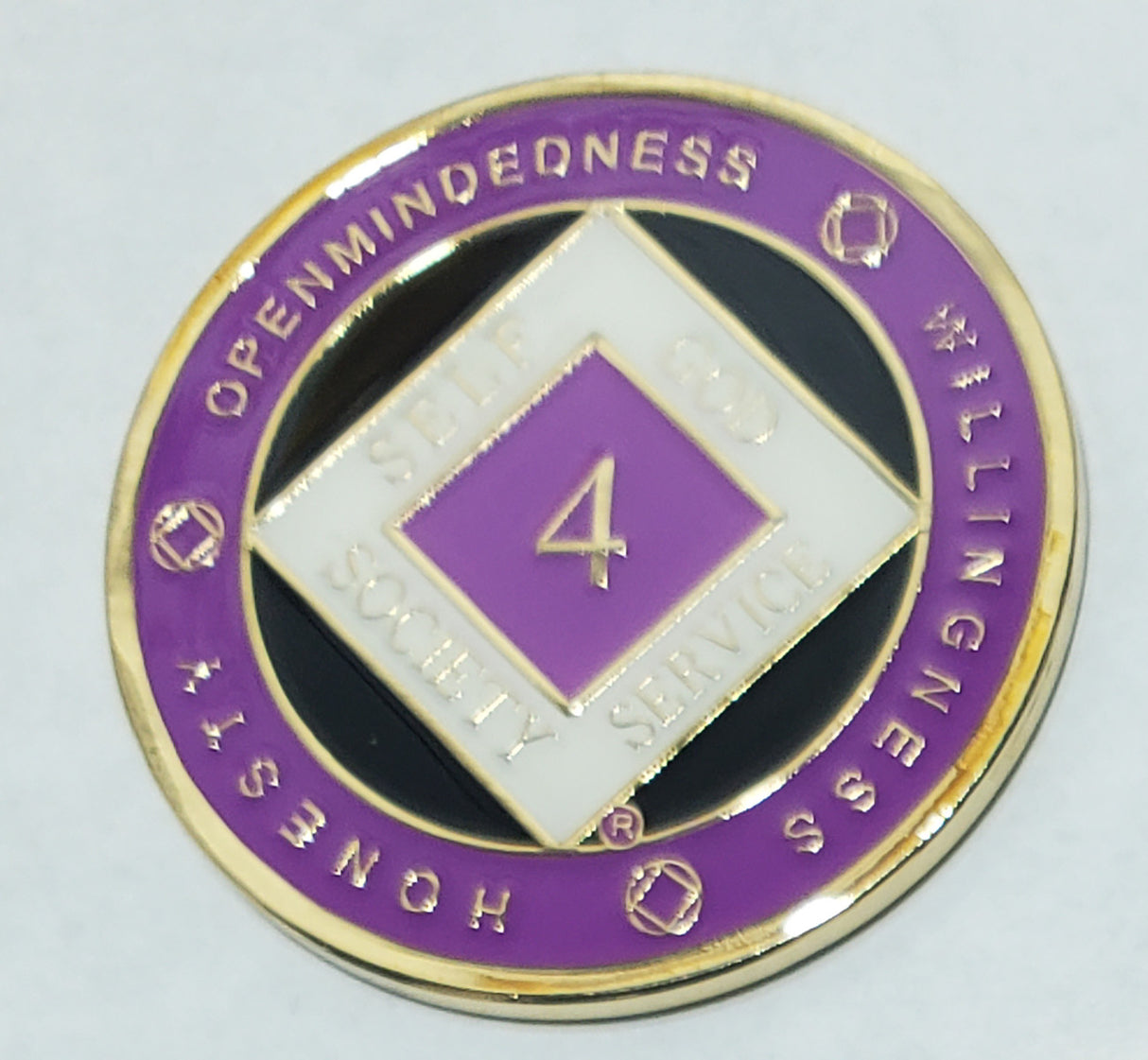 Recovery Medallion - Purple 1-50Yr