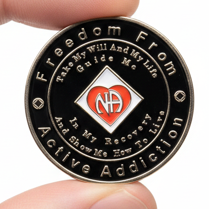 Recovery Medallion - Red 1-50Yr