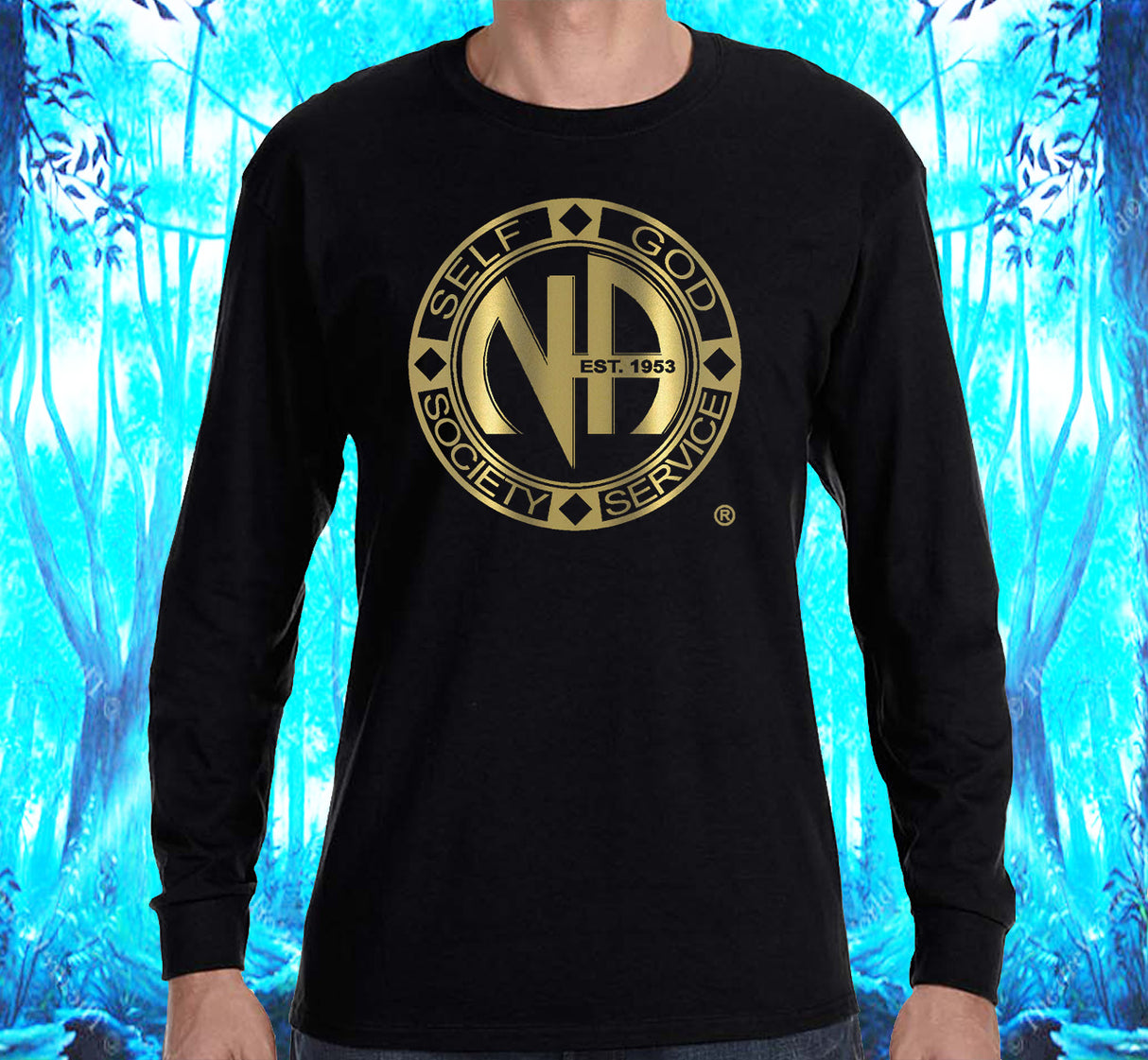 Self God Society Service GOLD SS/LS Tee