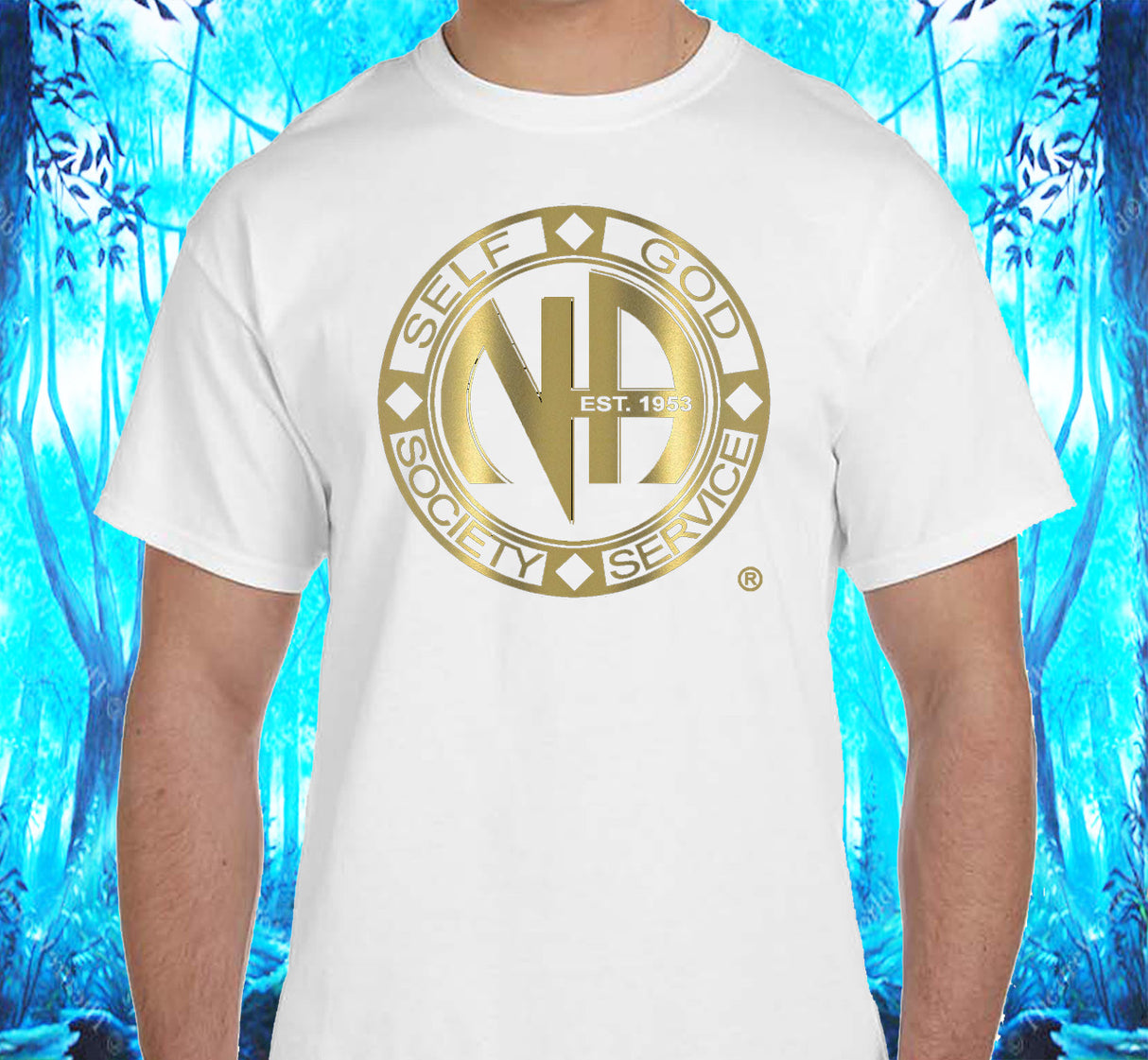 Self God Society Service GOLD SS/LS Tee