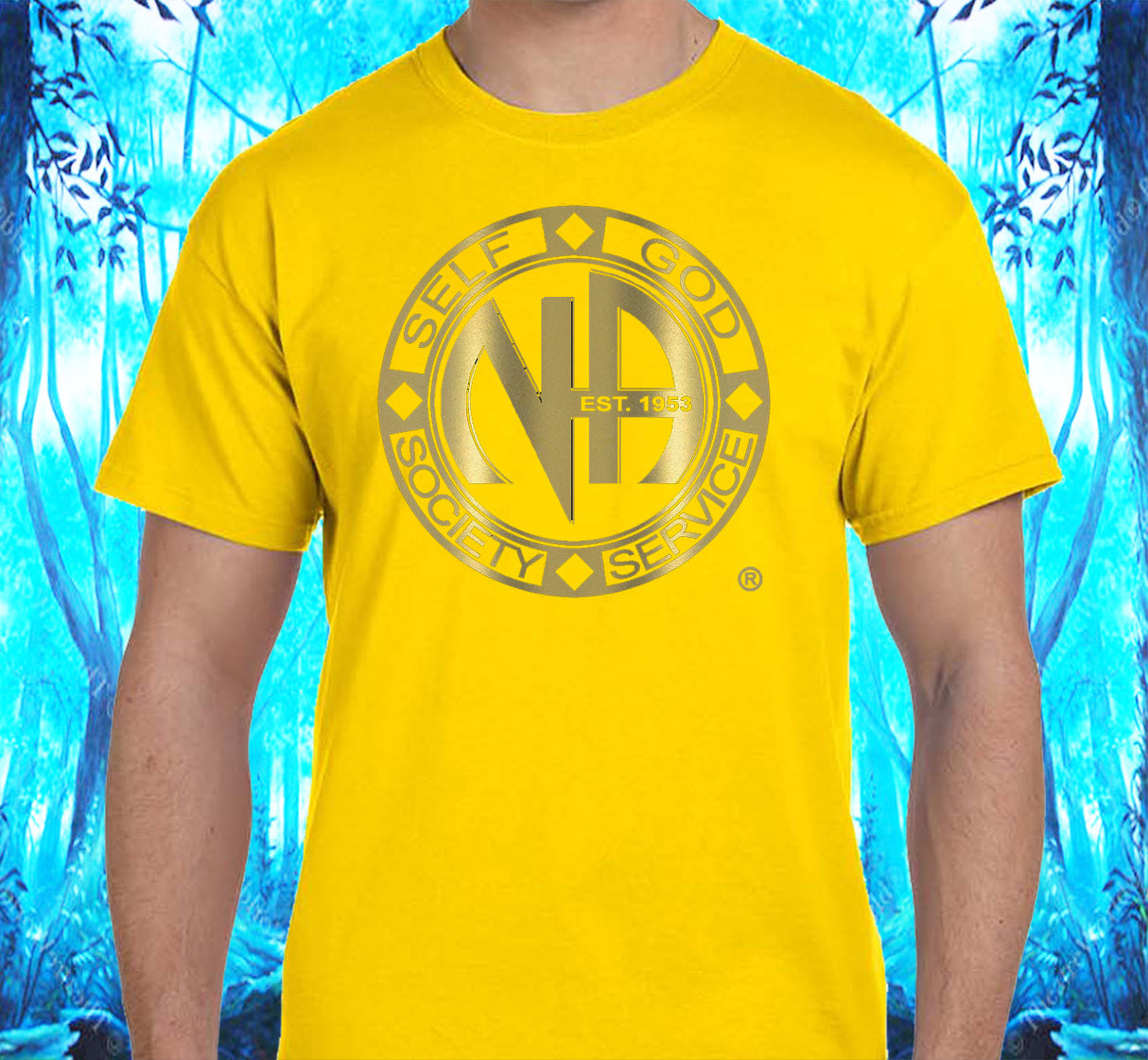 Self God Society Service GOLD SS/LS Tee