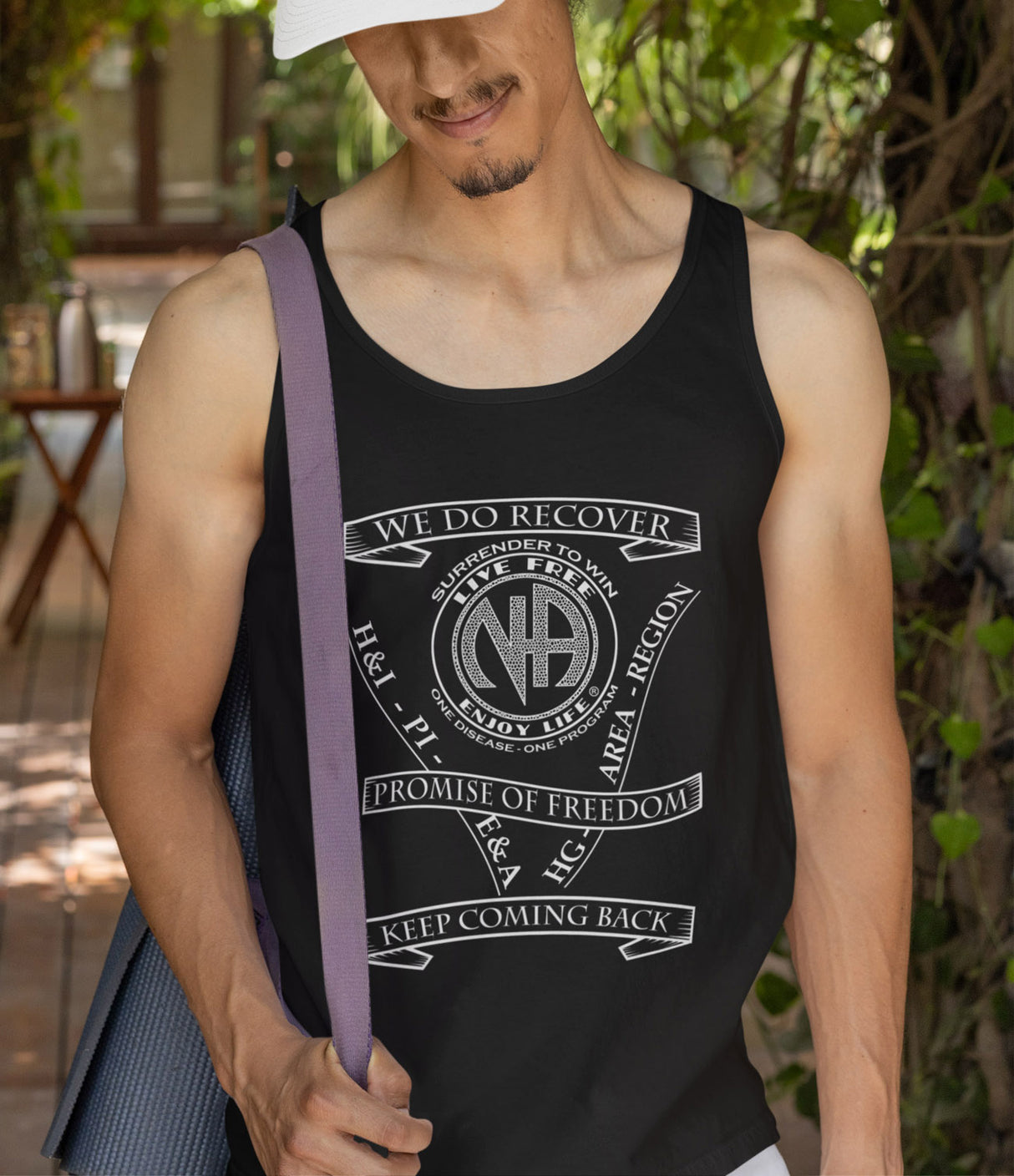 NA Service Slogans dtg Tank Top