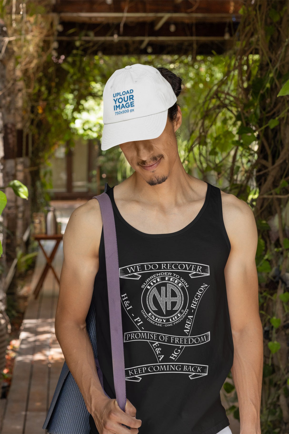 NA Service Slogans dtg Tank Top