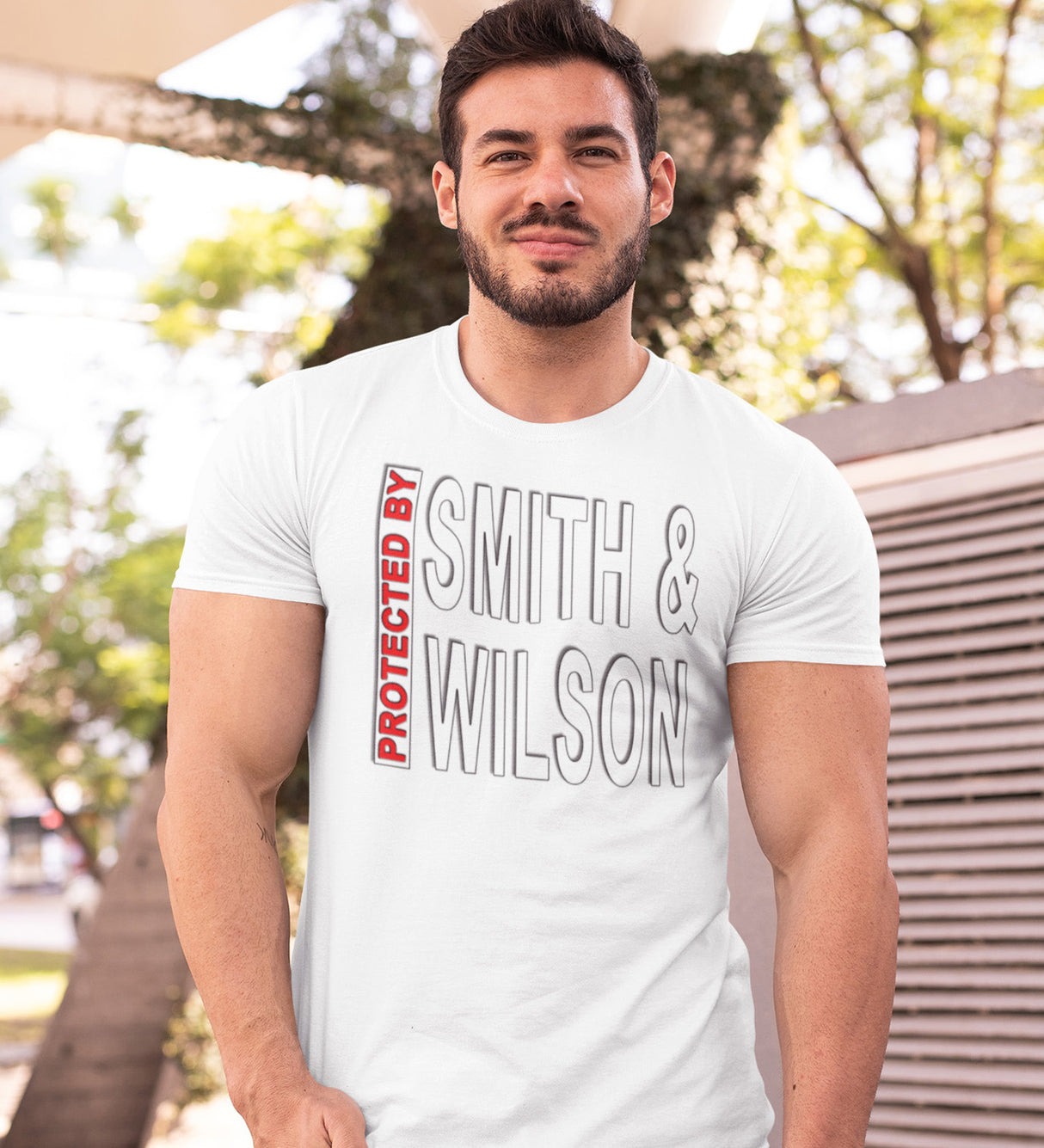 Protected By Smith & Wilson AA dtg Tee