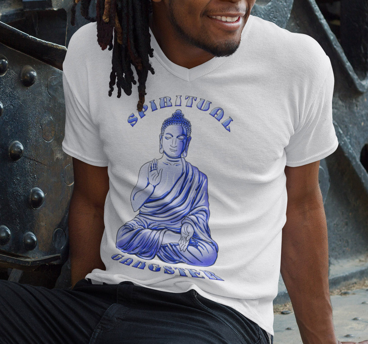 Spiritual Gangster dtg V-Neck Tee