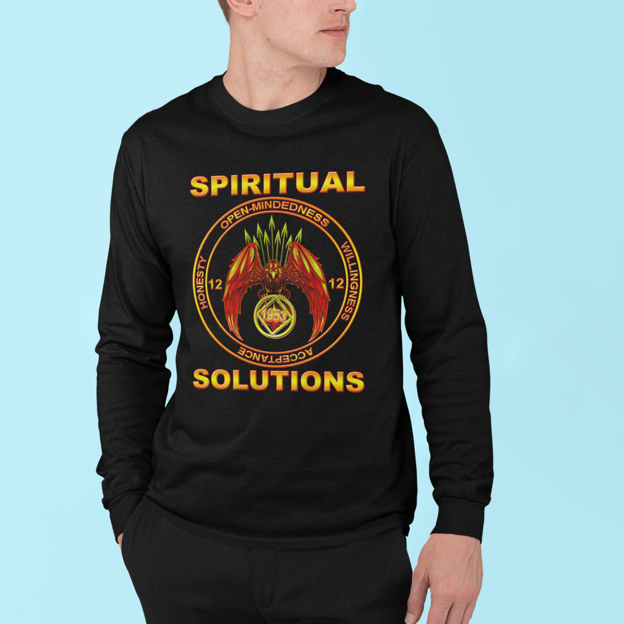 Spiritual Solutions V.2 Long Sleeve dtg Tee