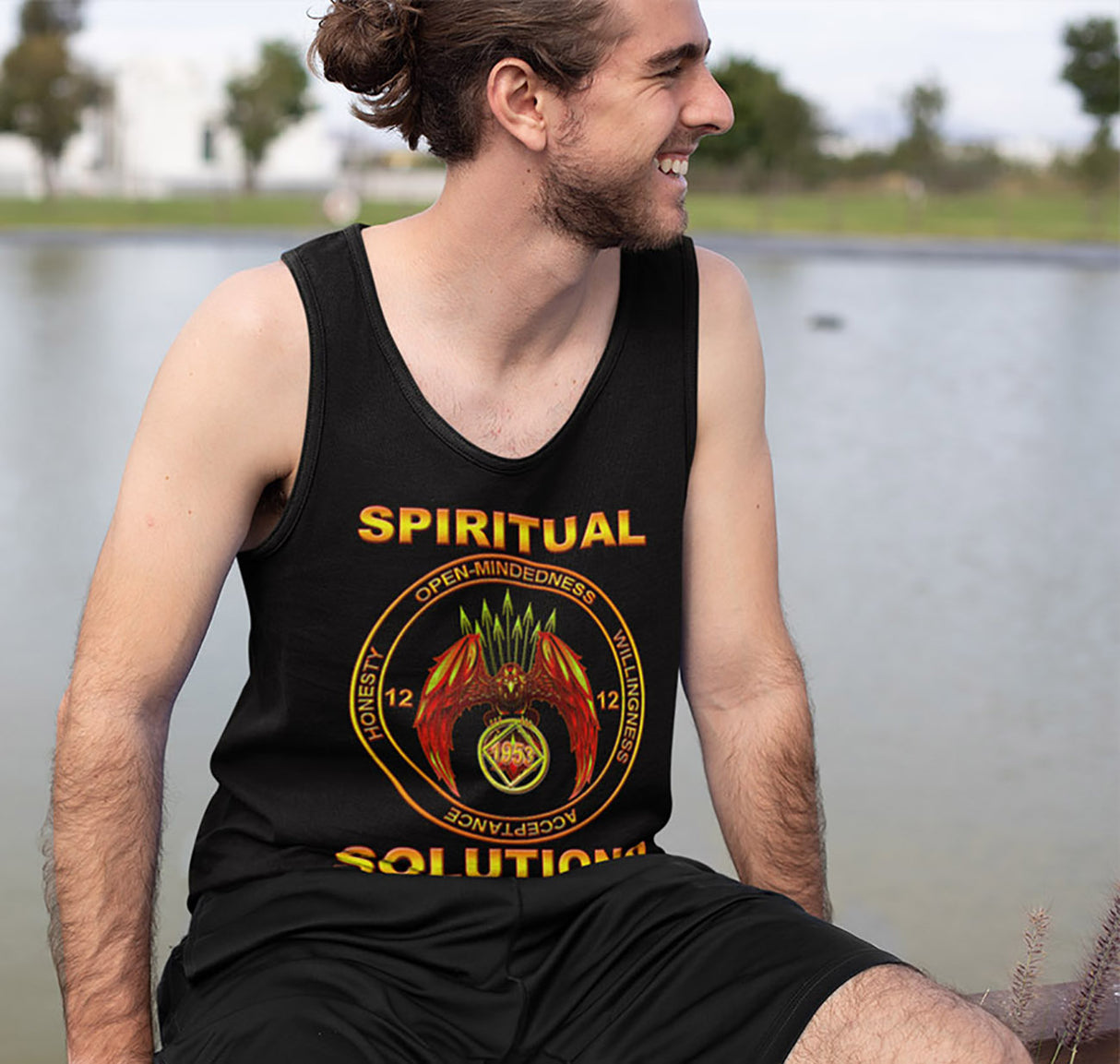 Spiritual Solutions V.2 NA dtg Tank Top