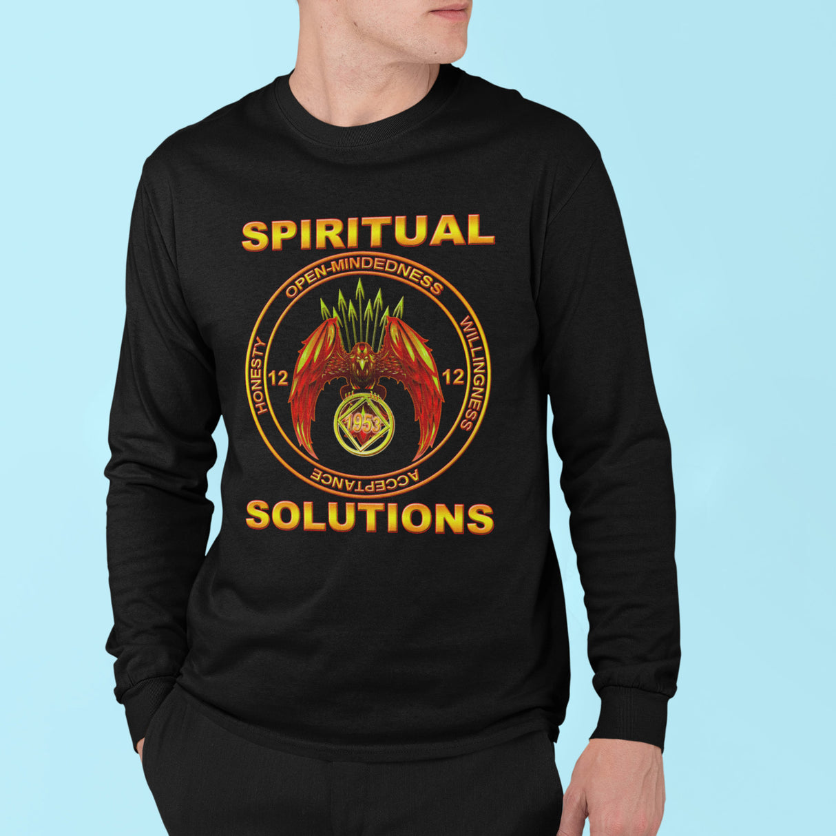 Spiritual Solutions V.2 Long Sleeve dtg Tee