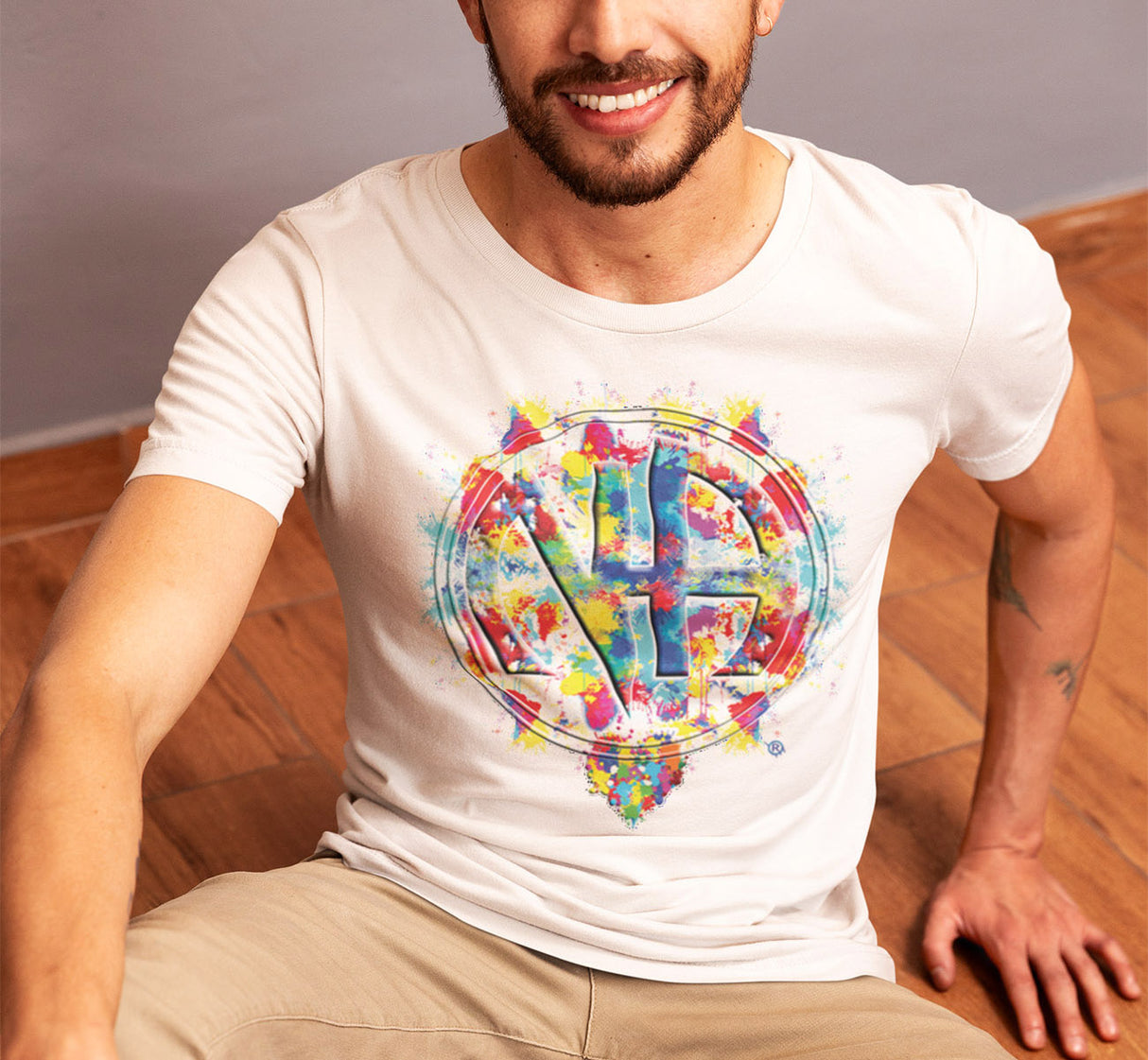 Splattered NA Symbol dtg Tee