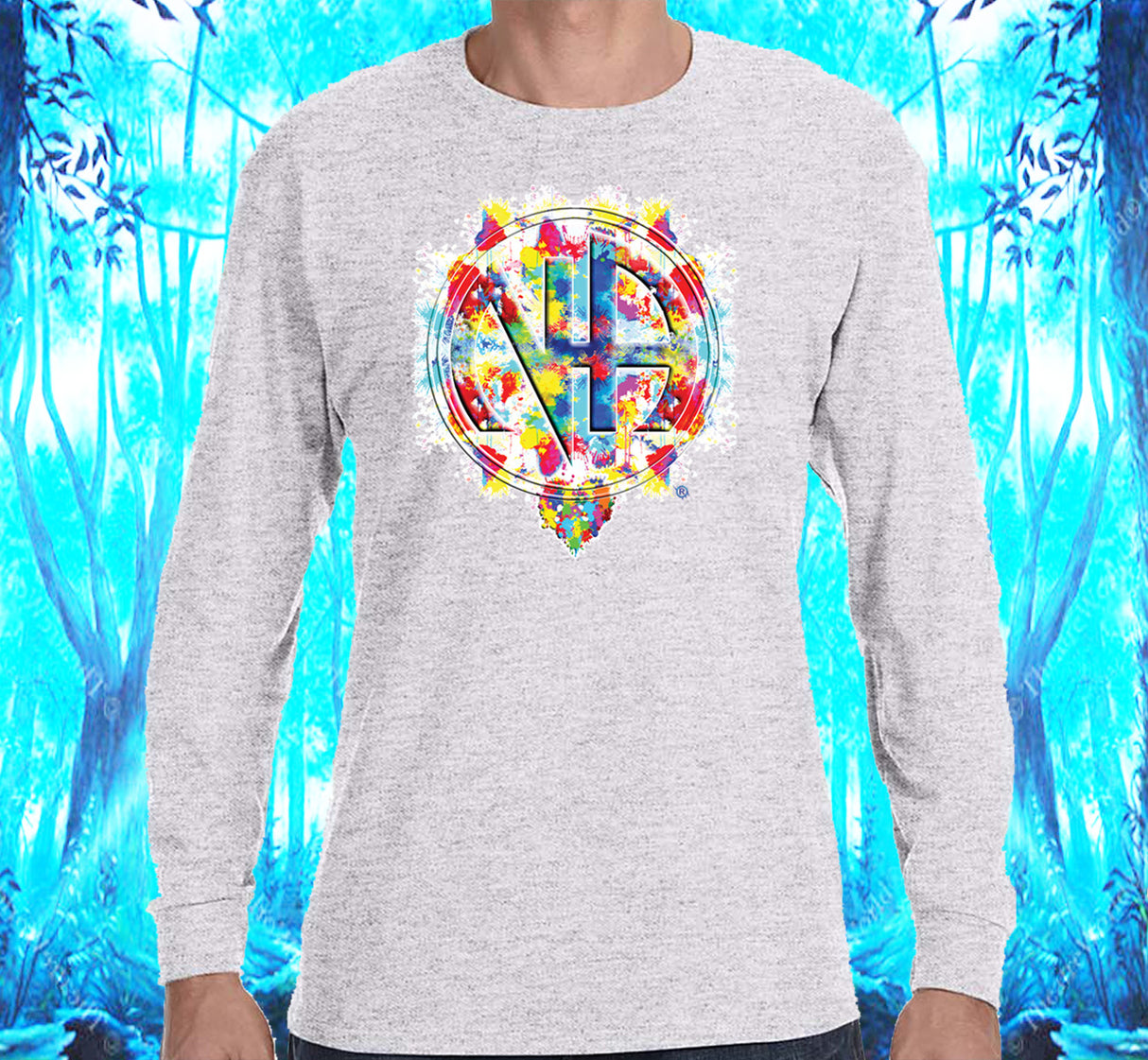 Splattered NA Symbol SS/LS Tee