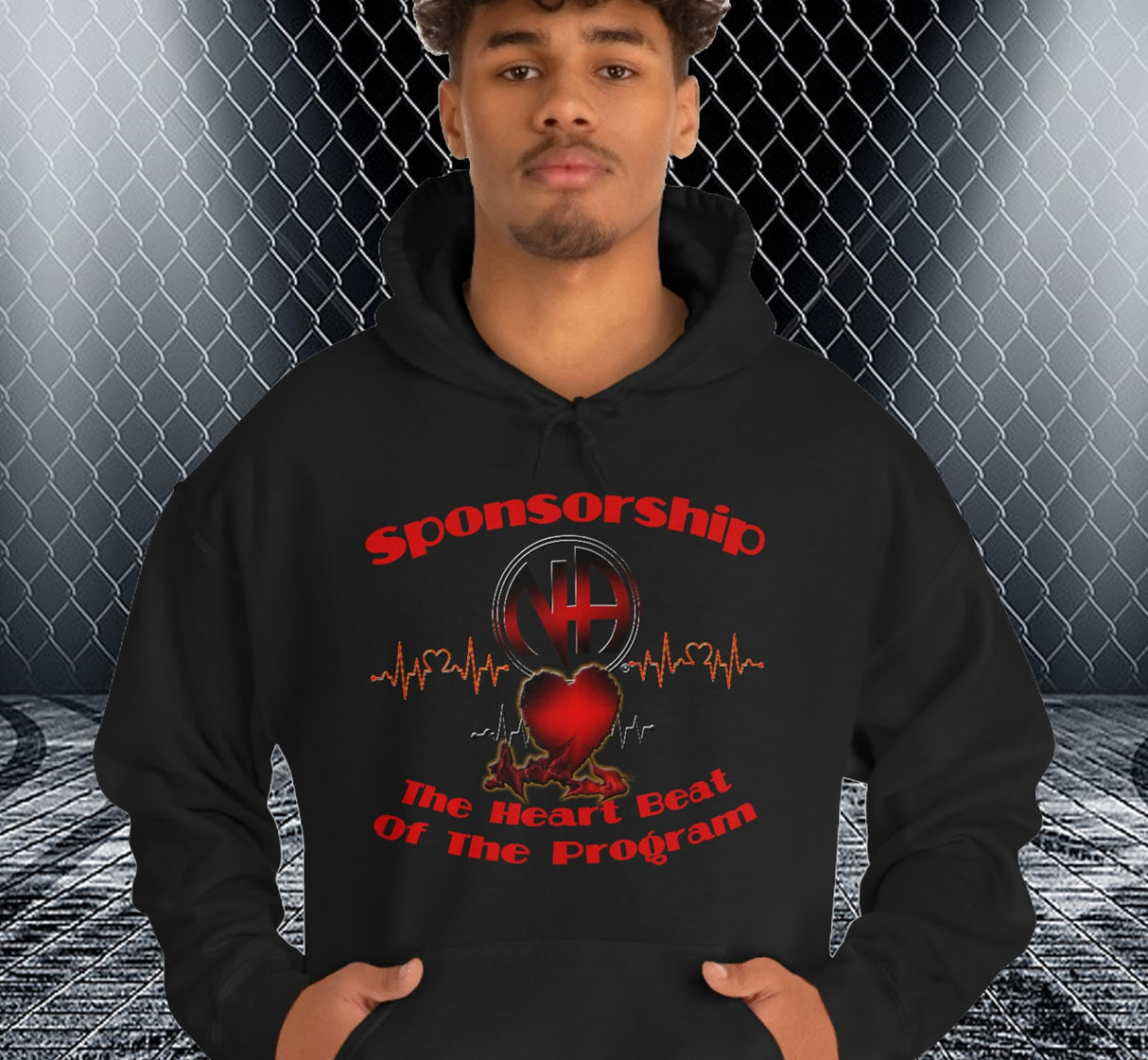 Sponsorship Heart Beat dtg Hoodie