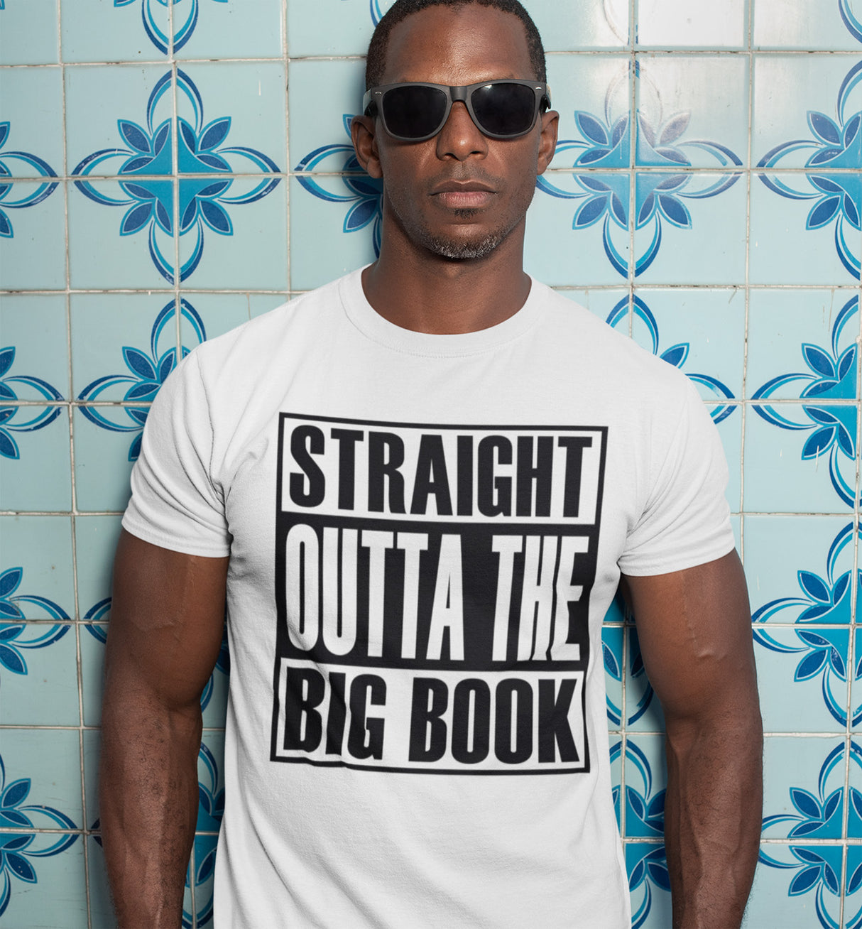 Straight Outta The Big Book AA dtg Tee