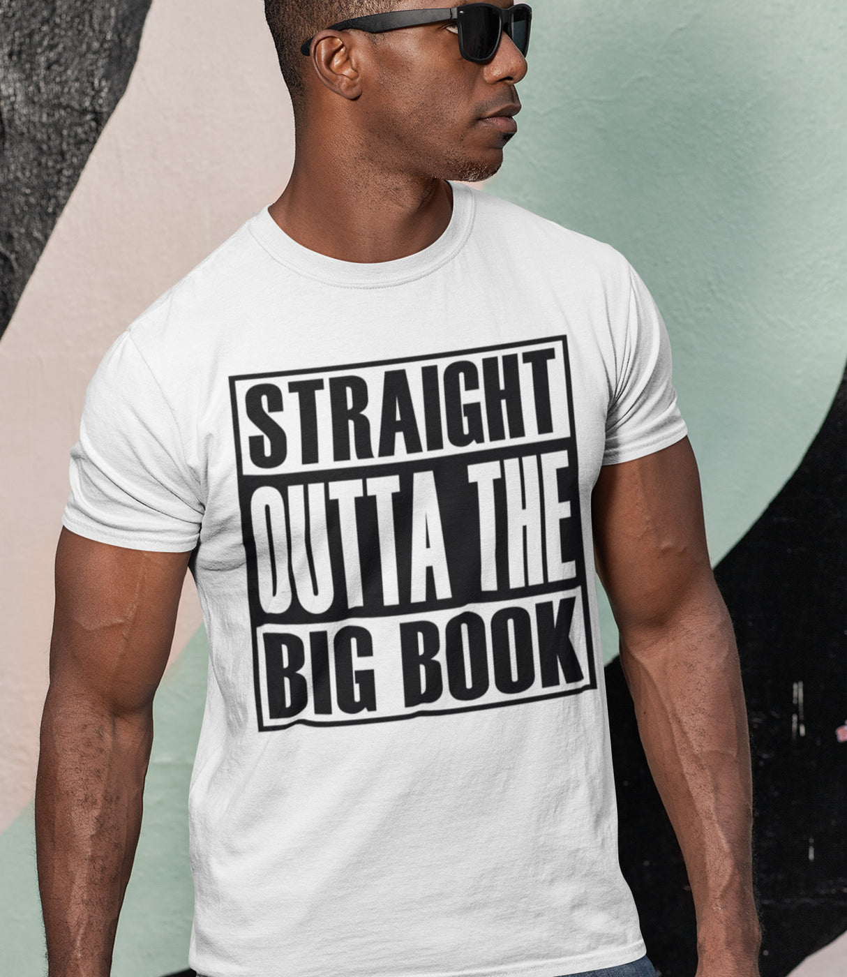Straight Outta The Big Book AA dtg Tee