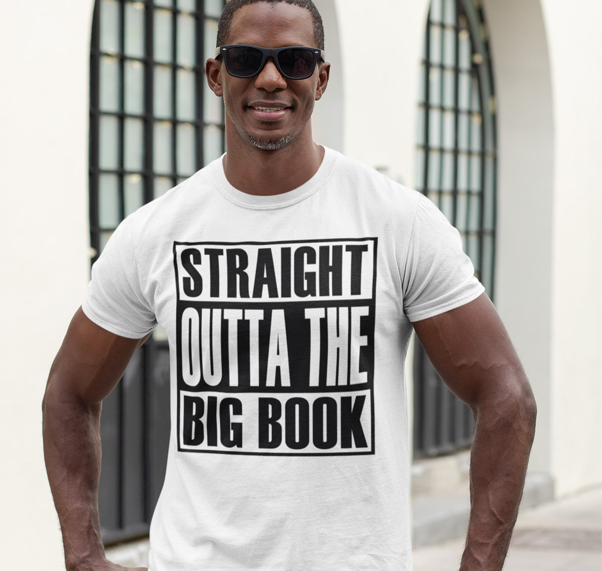 Straight Outta The Big Book AA dtg Tee