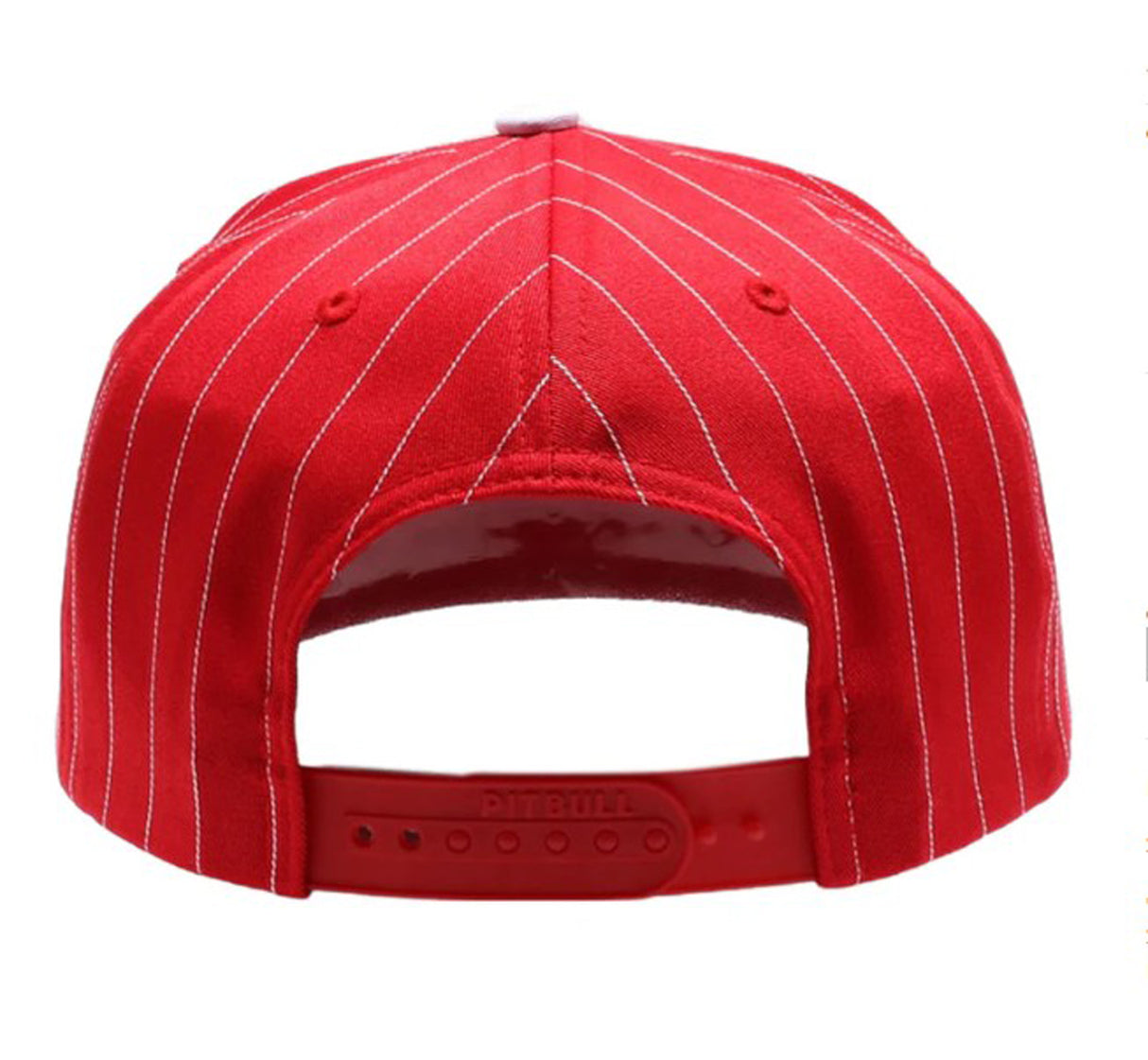 Ball Cap Red Striped NA Symbol Snapback