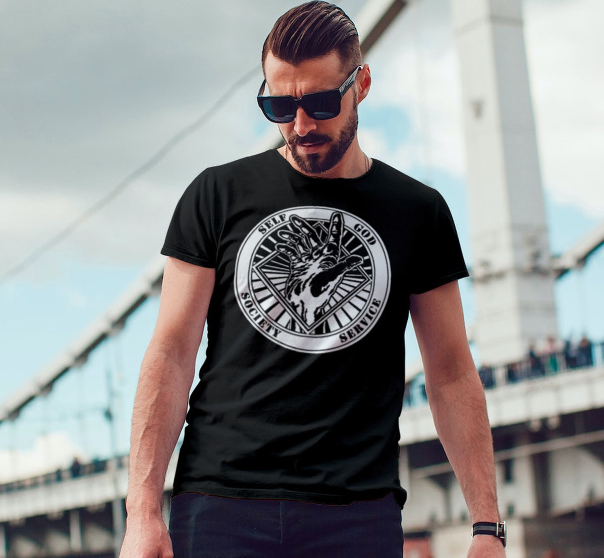 Strong Hand Symbol SS/LS Tee