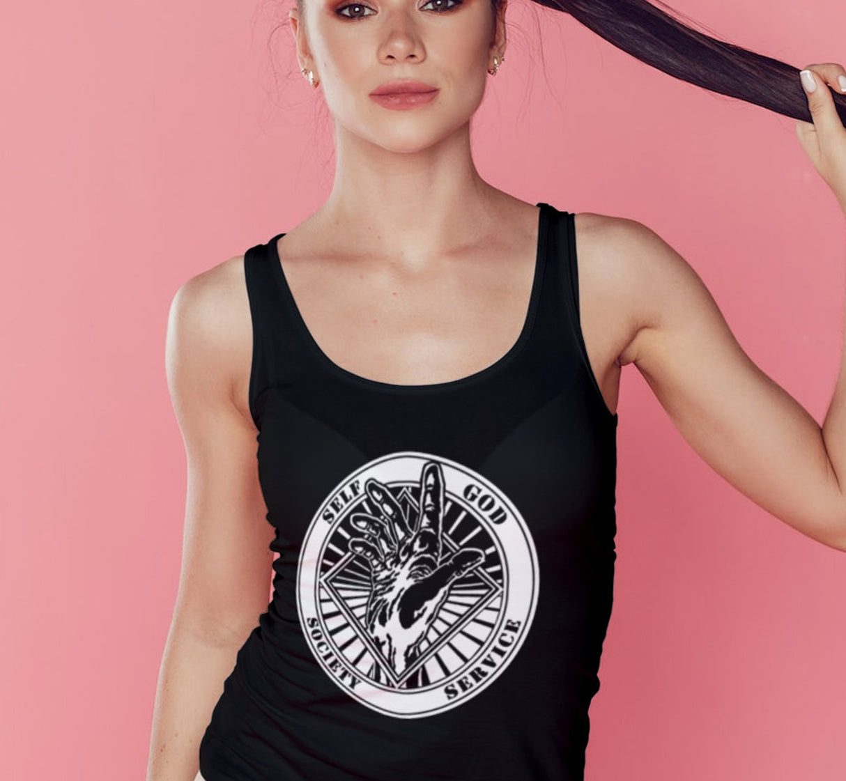 ltt- Strong Hand Ladies Tank Tops