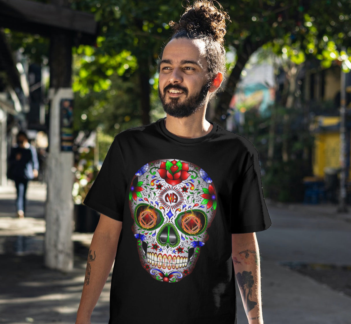 NA Sugar Skull dtg Tee