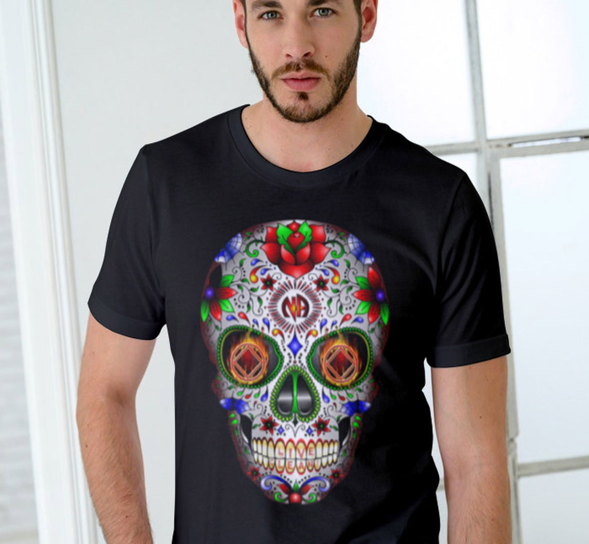 NA Sugar Skull dtg Tee