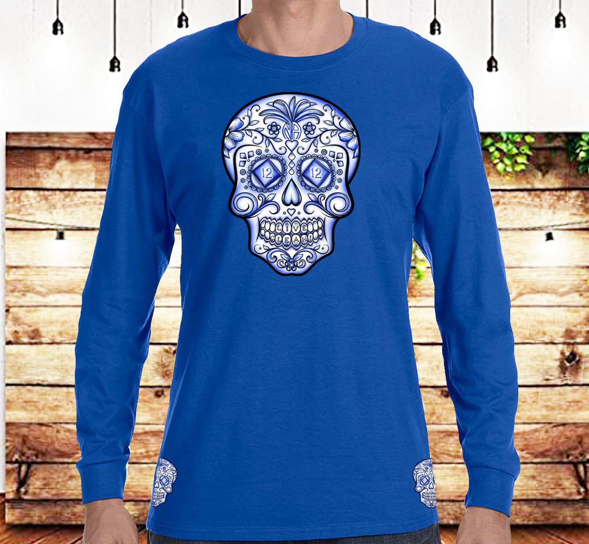Sugar Skull Blue Life SS/LS Tee