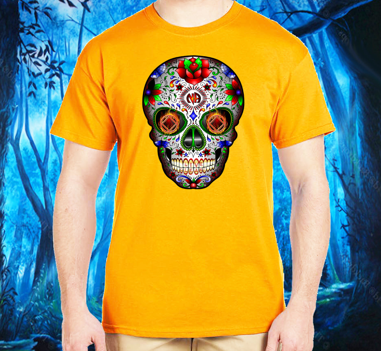 Sugar Skull Inverted SS/LS tee