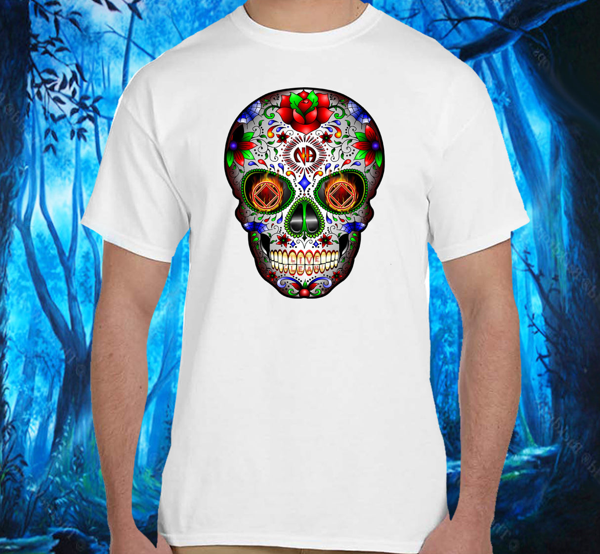 Sugar Skull Inverted SS/LS tee
