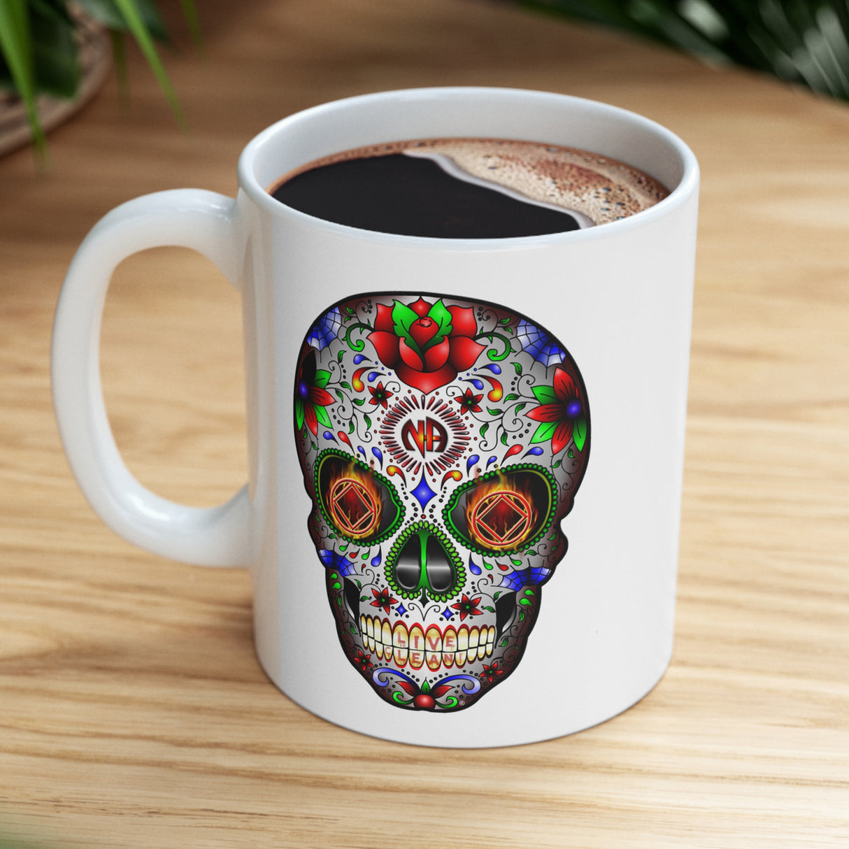 Sugar Skull 11oz Ceramic Mug