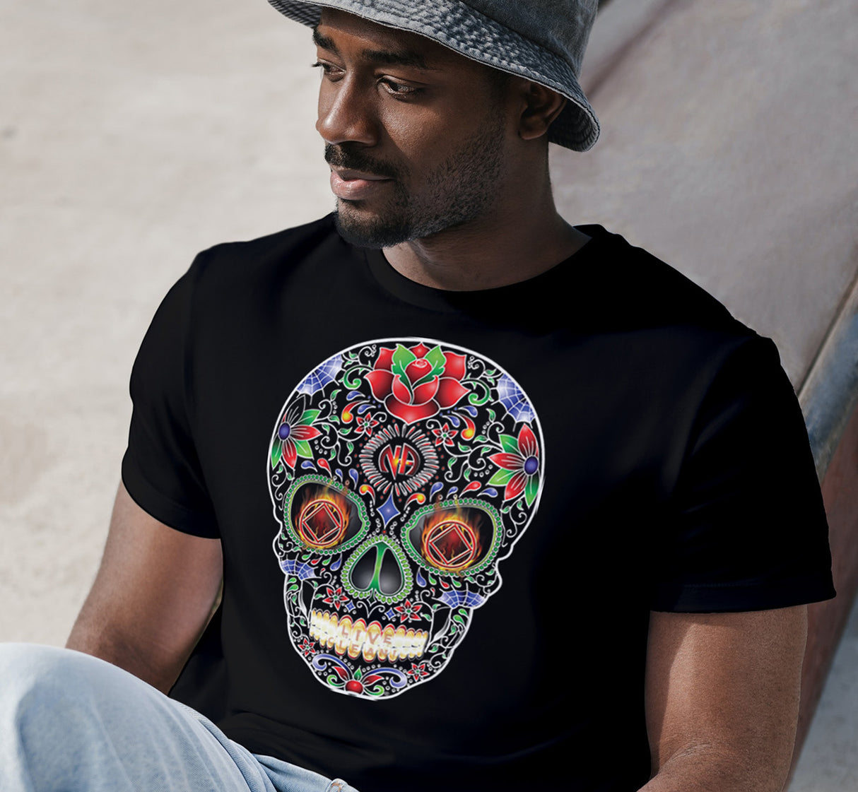 Sugar Skull Inverted SS/LS tee