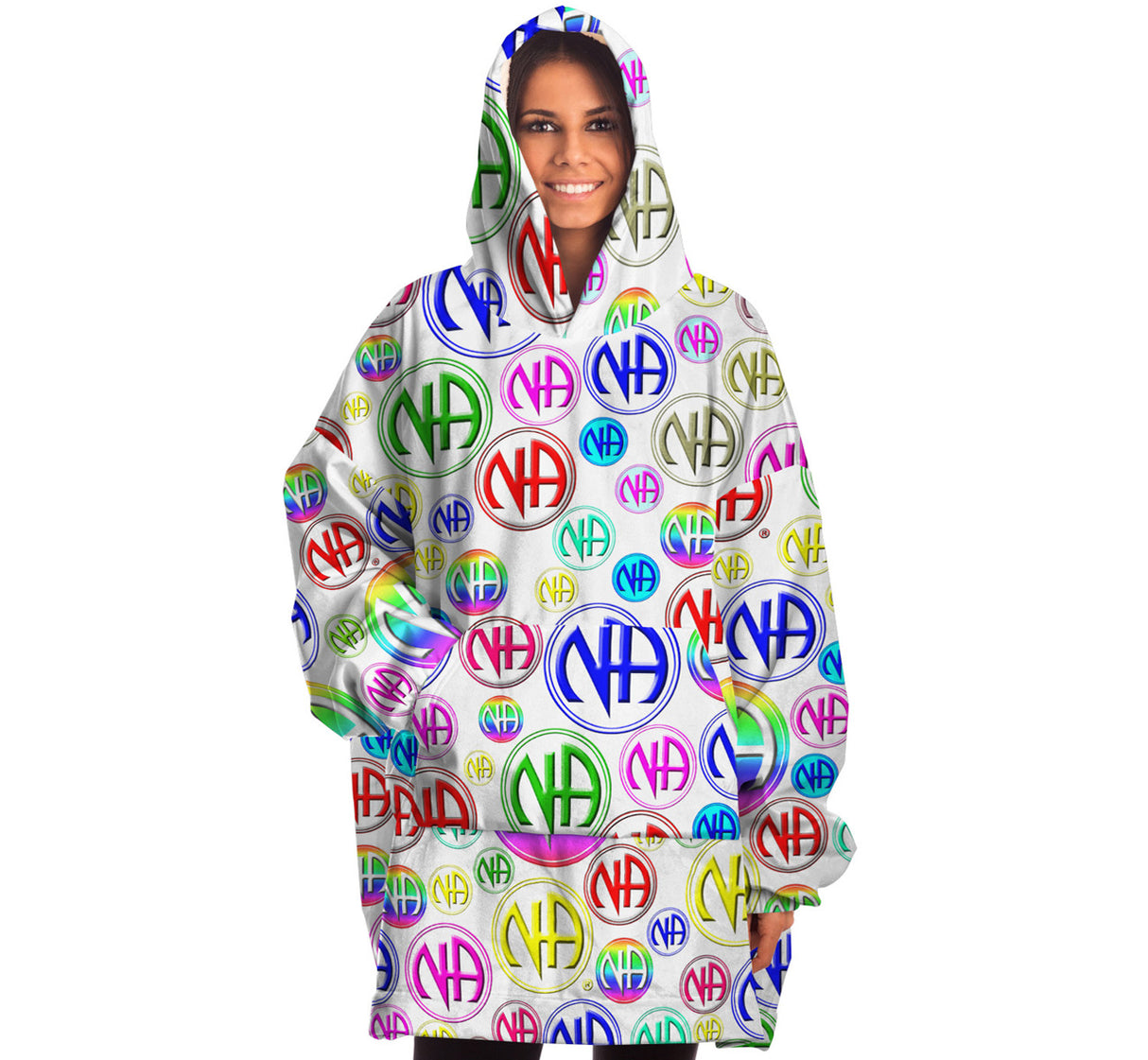 Symbol Burst Snug Hoodie - AOP