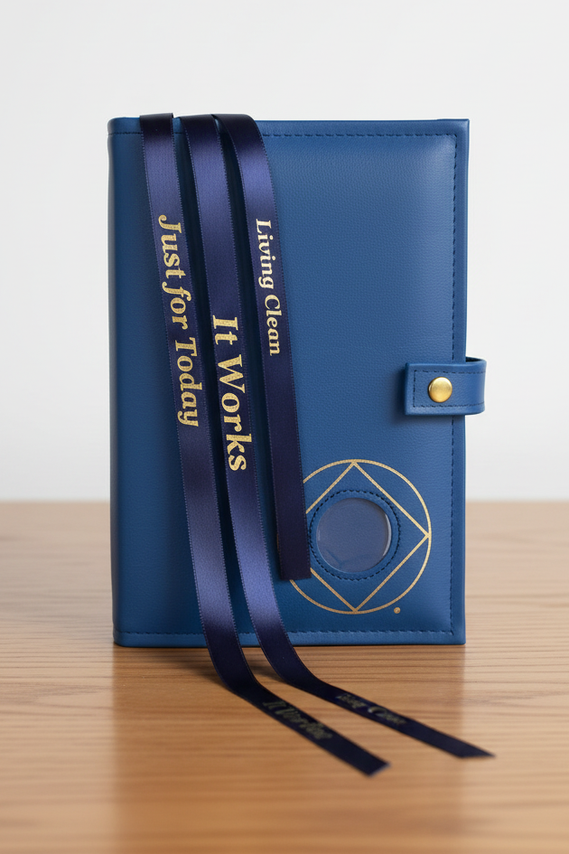 Cover-NA Triple Book Cover with NA Symbol and Coin Holder
