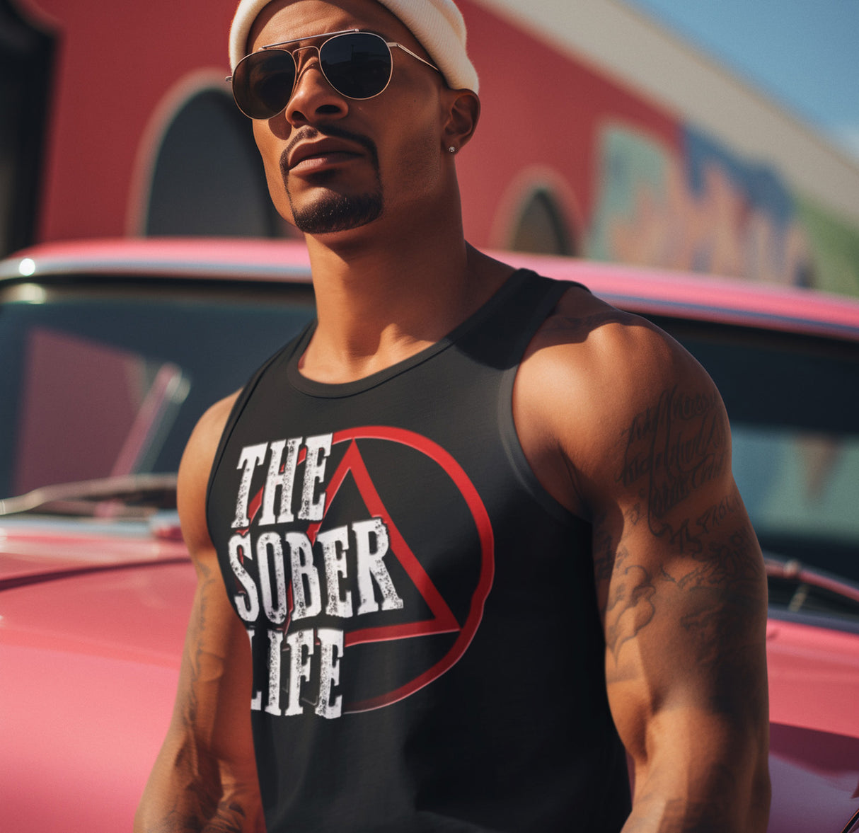 AA The Sober Life dtg Tank Top