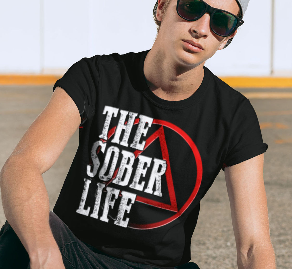 AA- The Sober Life AA dtg Tee