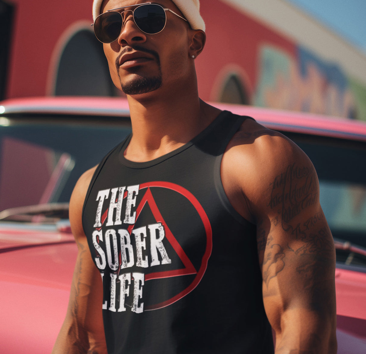 AA The Sober Life dtg Tank Top