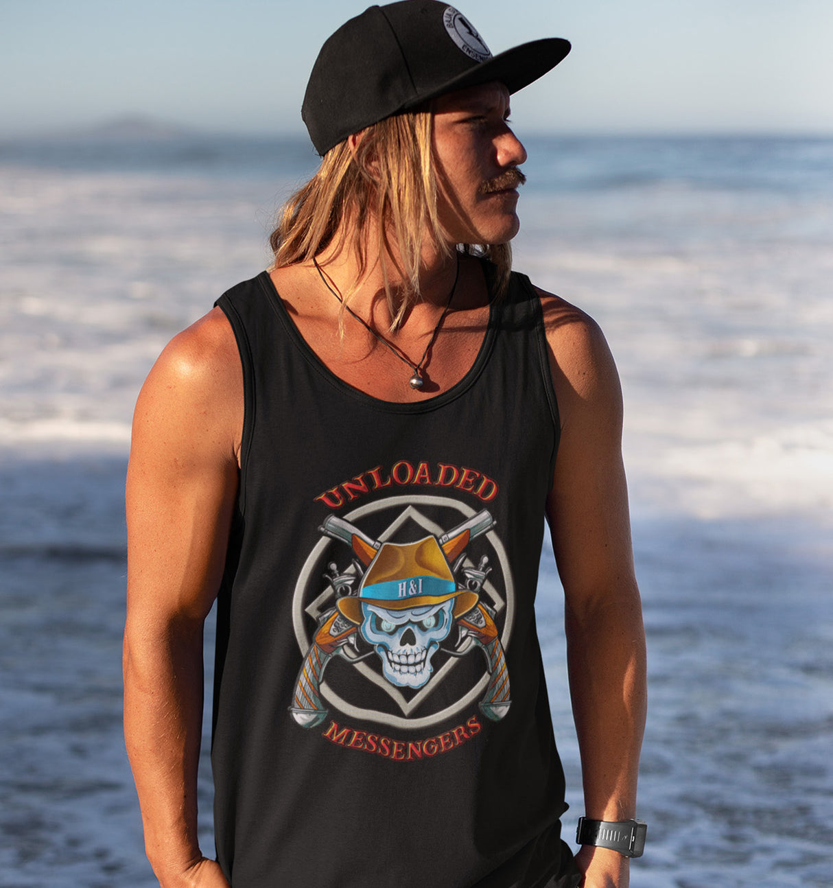 Unloaded Messenger NA dtg Tank Top