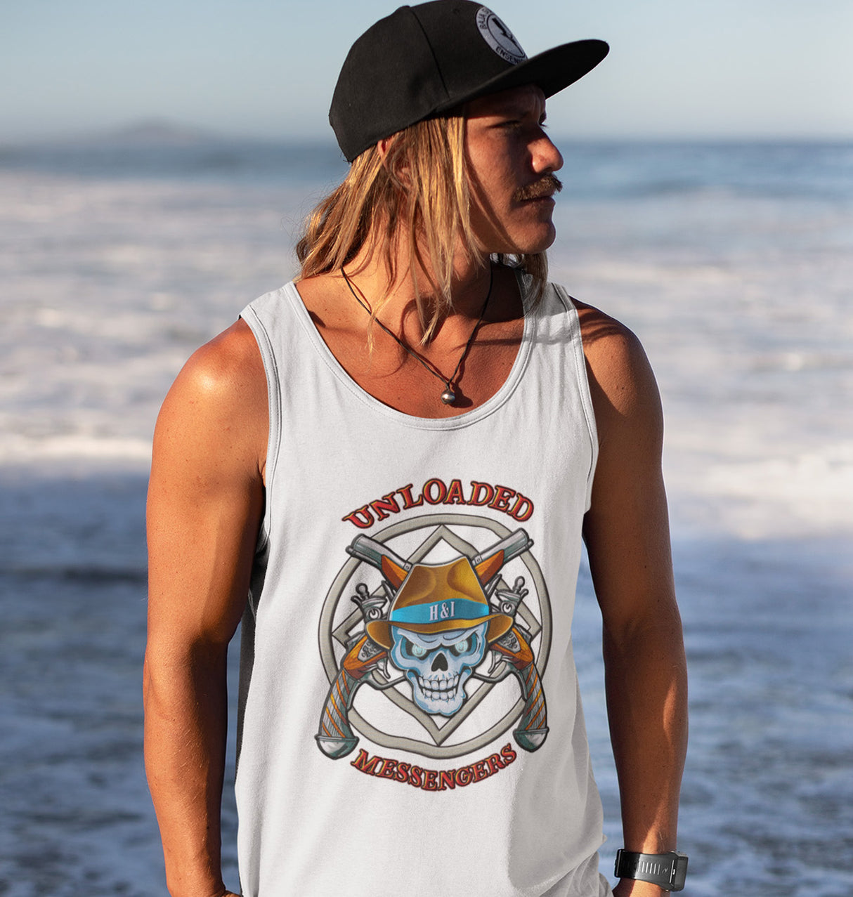 Unloaded Messenger NA dtg Tank Top