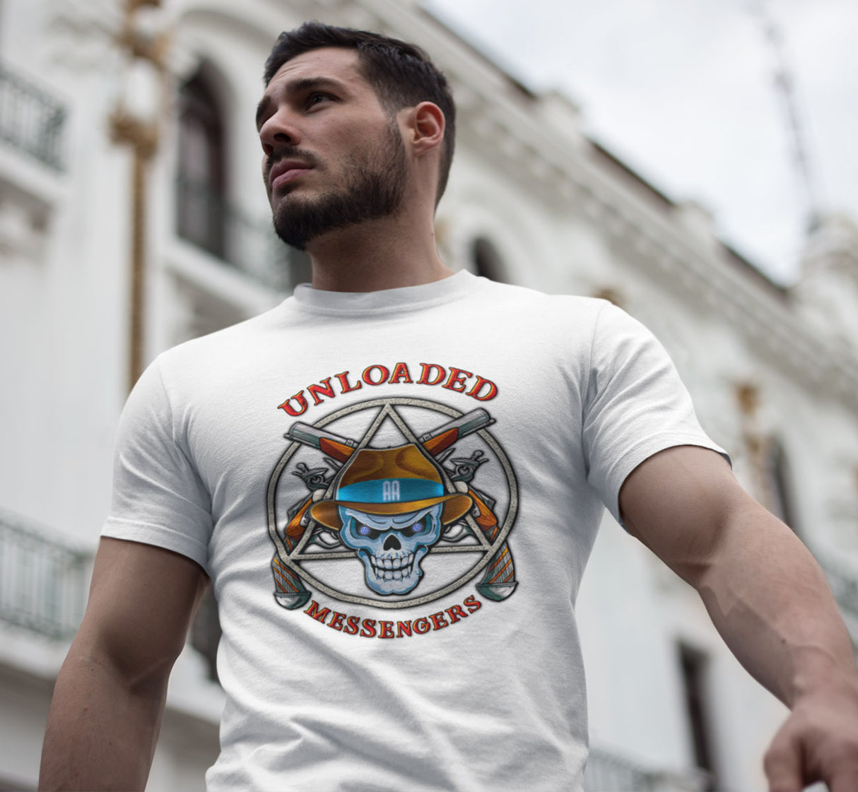Unloaded Messenger AA dtg Tee