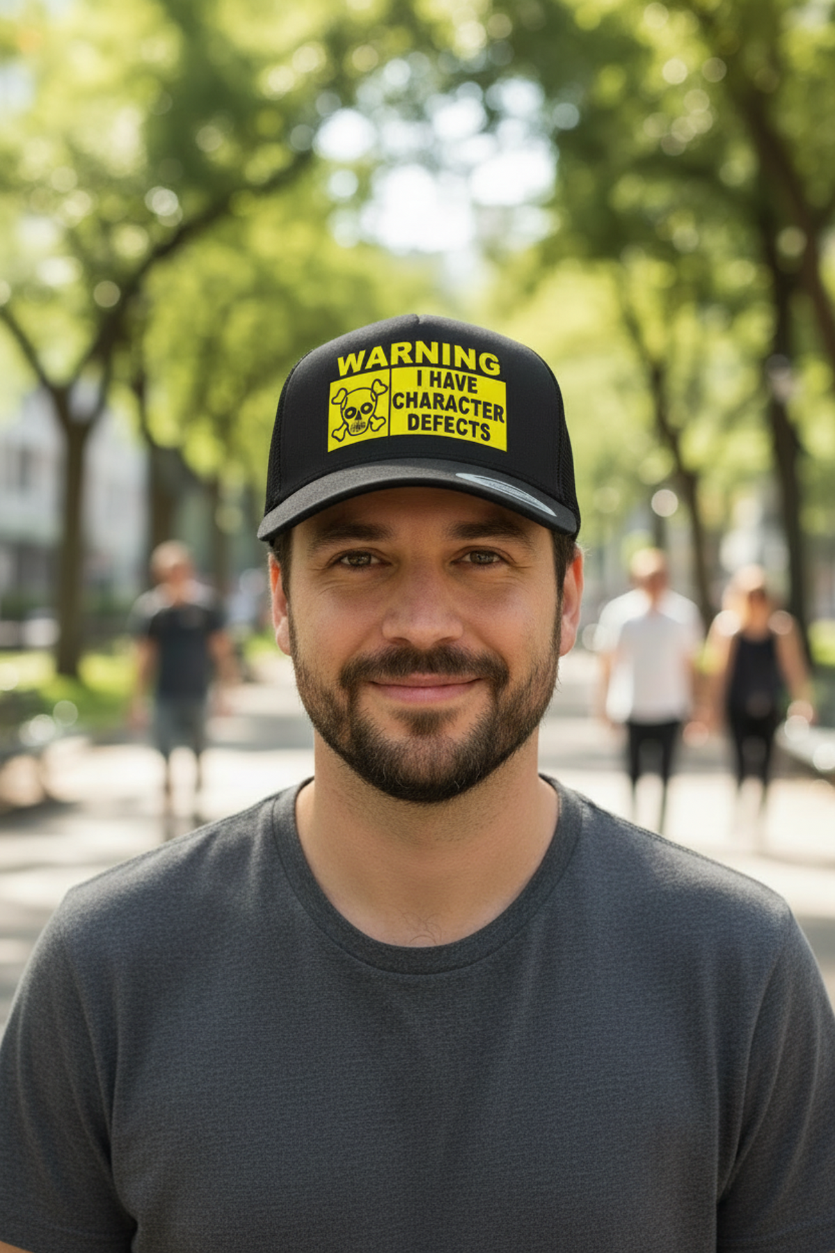 Trucker Cap - WARNING I Have Defects